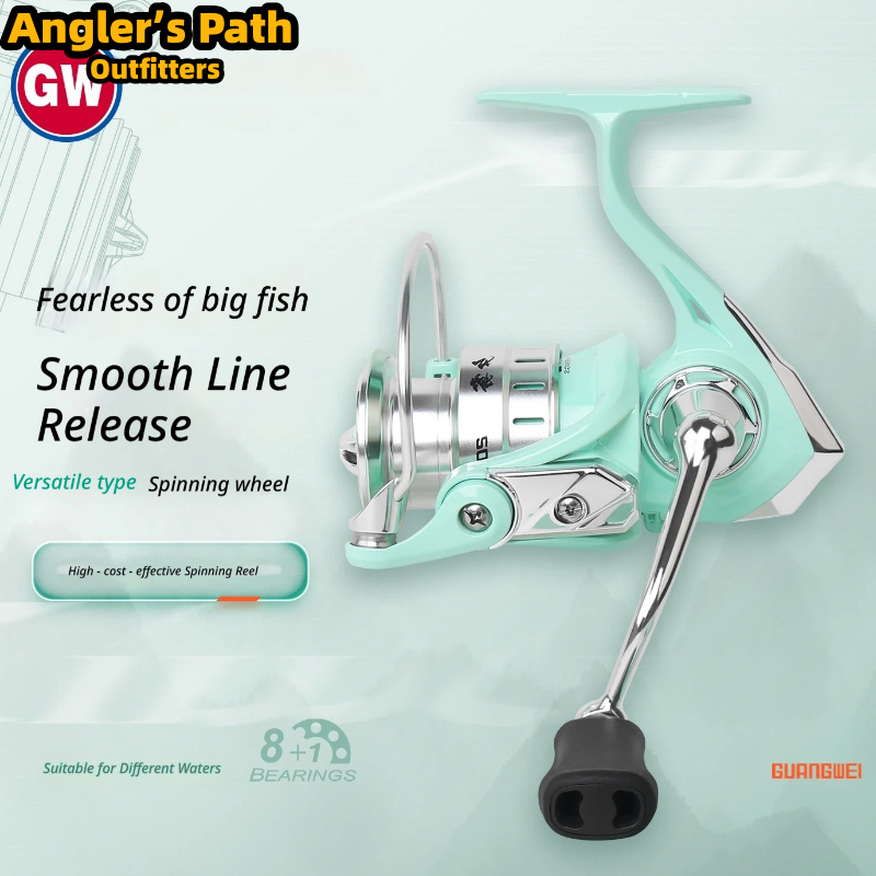 Abu Garcia Reel Max - รอกตกปลา Guangwei Xiwu แบบสปินนิ่ง 8+1 ลูกปืน