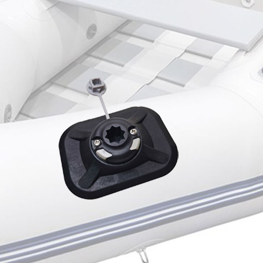 Fishing Kayak Rod Holder - ที่ยึดคันเบ็ดตกปลาสำหรับเรือยาง PVC ที่ยึดอุปกรณ์อิเล็กทรอนิกส์สำหรับเรือคายัค กระดานโต้คลื่น ที่ยึดเครื่องหาปลา GPS