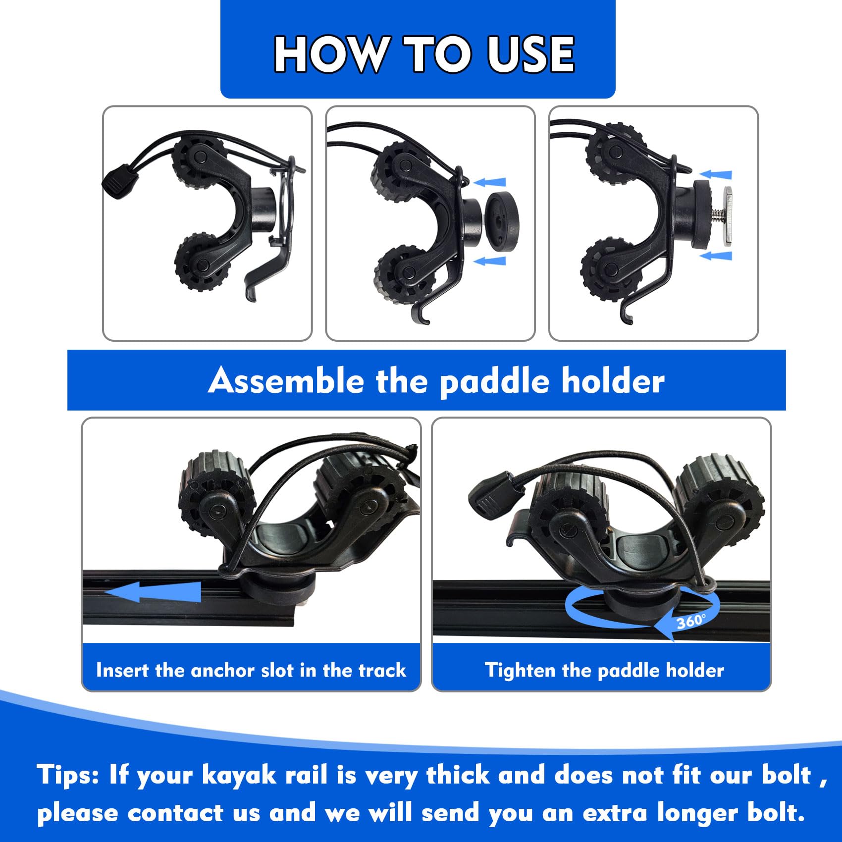 ที่ยึดไม้พายเรือคายัค อุปกรณ์ต - Fishing Kayak Rod Holder บทวิจารณ์และราคา