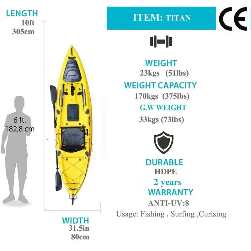 เรือคายัคแบบนั่งเดี่ยวขนาด 10  - Fishing Kayak Seat บทวิจารณ์และราคา